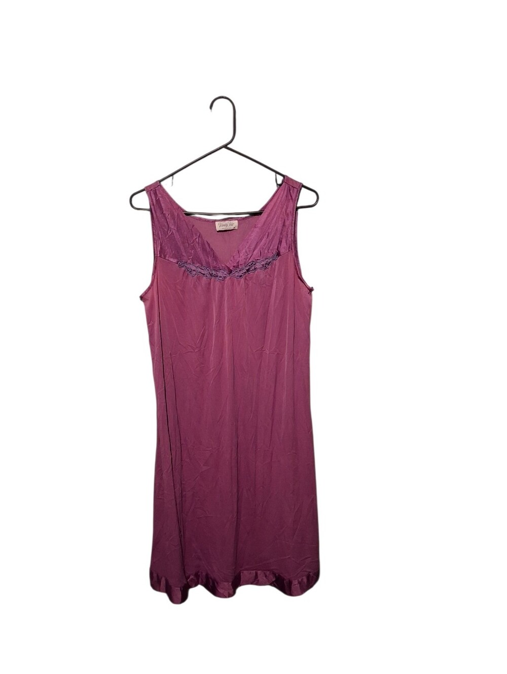 Vtg Vanity Fair Babydoll Nightgown M Nylon Coquette Fairy Ethereal Cottagecore